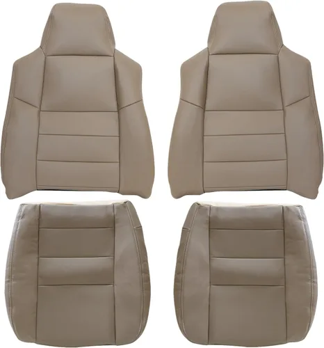 Vista 10 de Priprilod Funda de asiento de repuesto para parte inferior del lado del conductor, color bronceado, compatible con Ford F250 F350 Super Duty Lariat