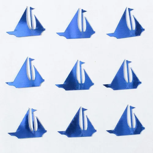 Vista 3 de Velero Confeti Azul Royal - Paquete al por menor #9409 QS0