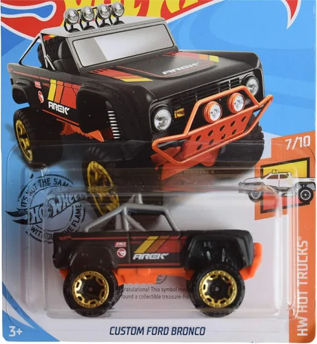 Vista 2 de Hot Wheels Custom Bronco 186/250, negro