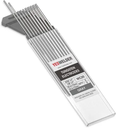 Vista 37 de YESWELDER Electrodo de tungsteno TIG Weld 1/8"x 7" 10-pk, no radiactivo comparable a E3 púrpura