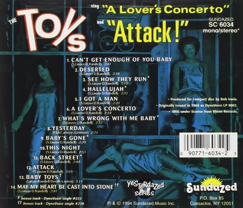 Vista 2 de The Toys Sing A Lover's Concerto and Attack!
