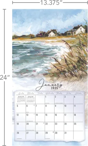 Vista 7 de LANG Coastal Shores 2025 - Calendario de pared (25991002023)