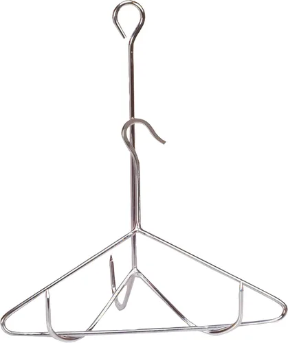 Vista 3 de King Kooker Kit de estante para pavos y gancho de elevación. Para usar con paquetes de freidora de pavo King Kooker Chrome