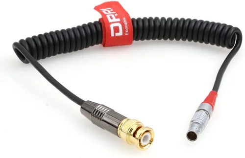 Vista 2 de Grabación ambiental LTC-Out Lockit Timecode Out Cable 5pin a BNC (cable enrollado)