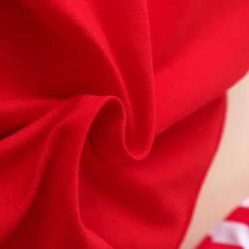 Vista 7 de Fullfamous Conjunto de mameluco y pantalón de 3 piezas con volantes de manga larga para bebé niña christmas 1