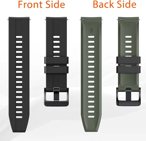 Vista 5 de ANCOOL Correa de reloj Garmin Venu 3/Venu 2/Forerunner 265 Band/Vivoactive 4 Band 0.866 in Silicona Watch Band para Forerunner 255