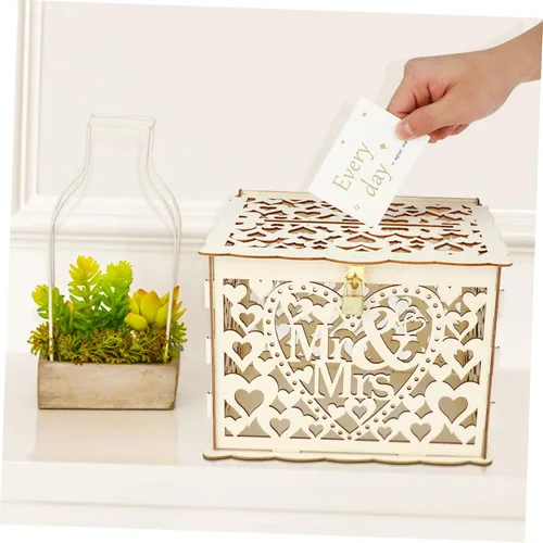 Vista 8 de Abaodam 2pcs Box Wedding Alcancias De Dinero para Adultos Money Saving Bank Decorative Gift Container Adult Piggy Bank Cajas De Regalo Piggy Banks