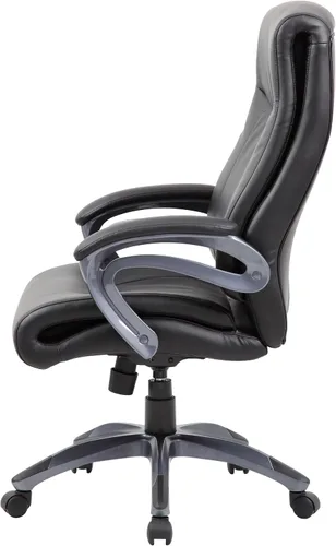Vista 5 de Boss Office Products Silla ejecutiva de doble capa en negro
