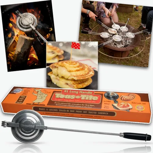 Vista 13 de Parrilla de sándwich de mango largo XL, paquete de 3