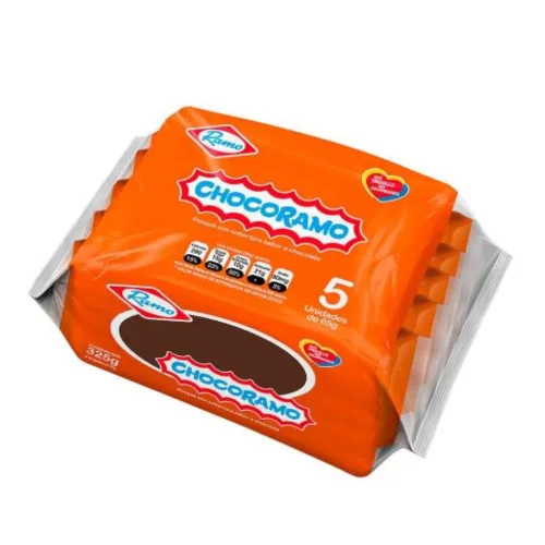 Vista 2 de Chocoramo (Pck de 2-5 unidades por paquete) Snack Cake Cover con Chocolate comida colombiana Colombia snack mekato colombiano Chocorramo Comida