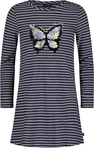 Vista 2 de Nautica Vestido de punto de manga larga para niña