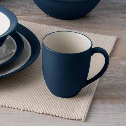 Vista 4 de Noritake Colorwave Blue - Juego de 4 piezas para colocar cuadrado