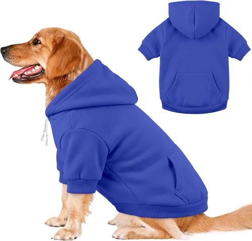 Vista 7 de Dog Sweaters for Small Dogs, Dog Hoodie Apparel Sweatshirt Clothes Negro