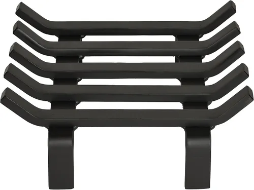 Vista 4 de SteelFreak Rejilla de acero resistente de 13 x 10 pulgadas para estufa de leña y chimenea, fabricada en los Estados Unidos