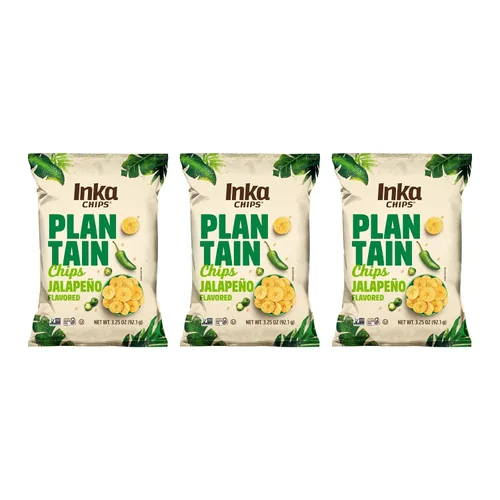 Vista 13 de Inka Crops Inka Chips- Chile Picante - Chips de plátano picante, 4 onzas (paquete de 6)