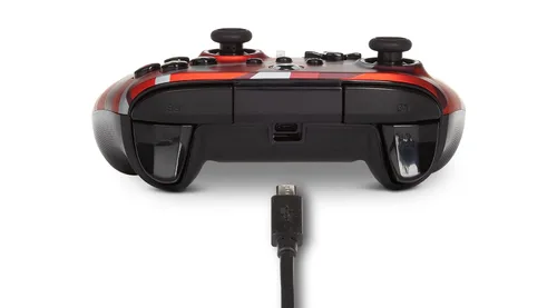 Vista 7 de PowerA Enhanced Wired Controller for Xbox Series XS - Metallic Red Camo, gamepad, wired video game controller, gaming controller, Xbox Series XS