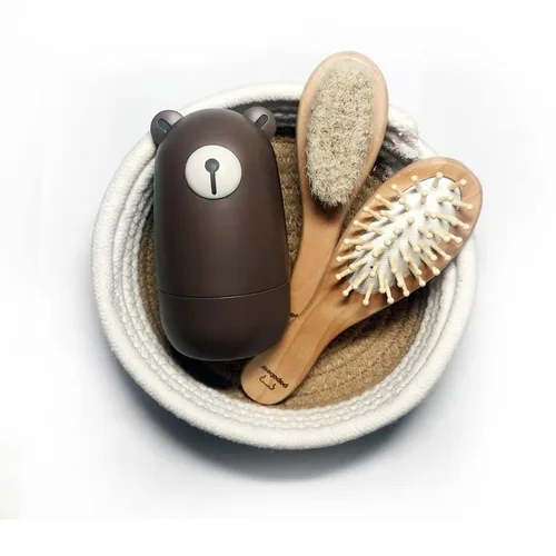 Vista 10 de Juego de cortaúñas para bebé con bonito estuche, kit de lima de uñas y uñas de los pies para manicura y pedicura para recién nacidos, regalo de aseo
