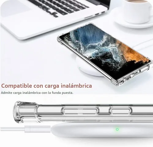 Vista 6 de Funda para Samsung Galaxy S22 5G Ultra Phone Shock TPU Clear
