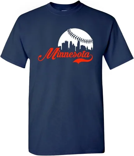 Vista 29 de Xtreme Apparrel Cityscape Skyline - Camiseta para hombre para fanáticos del béisbol
