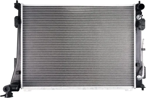 Vista 23 de KAX Radiador, CU1552 Estilo OE Radiador de núcleo de aluminio de montaje por pernos de repuesto Ram1500 1994-1998, Ram2500 1994-1997, Ram3500