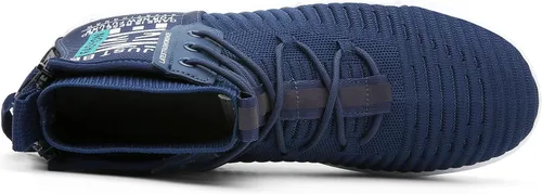 Vista 4 de Tenis a la moda para hombre, tenis para correr, tenis para caminar, uso casual, practicar deportes