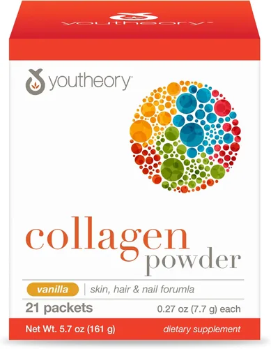 Vista 8 de Youtheory Colágeno en polvo - 0.71 oz de péptidos de colágeno hidrolizados - con vitamina C, biotina y aminoácidos - Apoya la salud