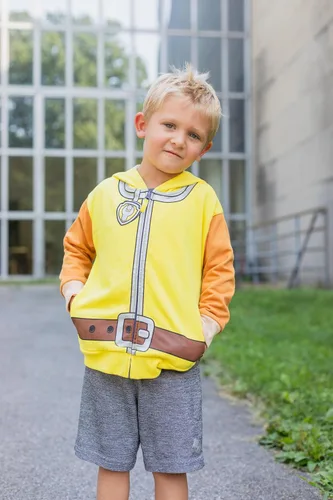 Vista 5 de Paw Patrol Rubble Chase Skye Sudadera Pullover con Capucha de Forro Polar con Cremallera de Niño Pequeño a Niño