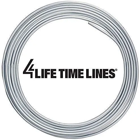 Vista 2 de 4LIFETIMELINES 1/4 (6.35 mm) x 25 pies 316L Bobina de Tubo de Línea de Freno de Acero Inoxidable de Grado Marino