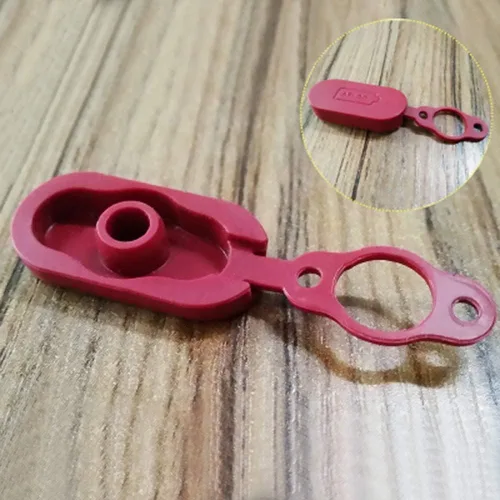 Vista 4 de FEC tech GLDYTIMES - Cubierta de puerto de cargador con línea de carga de repuesto para scooter eléctrico Xiaomi MIJIA M365