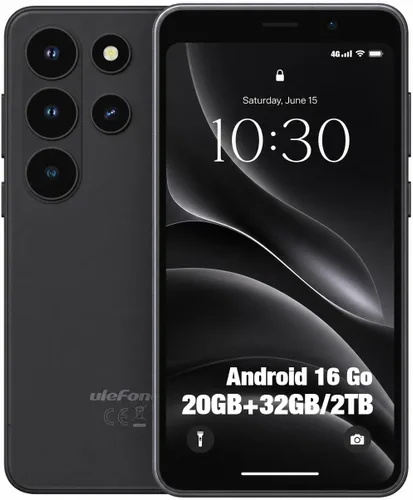 Vista 12 de Ulefone Nota 22 teléfono inteligente desbloqueado, 5" compacto Android 16 Icy Blue