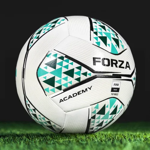 Vista 10 de FORZA Academy Balón de fútbol FIFA Basic Standard Training & Match Ball TPU duradero con superficie 3D para control Tamaños 3, 4 y 5