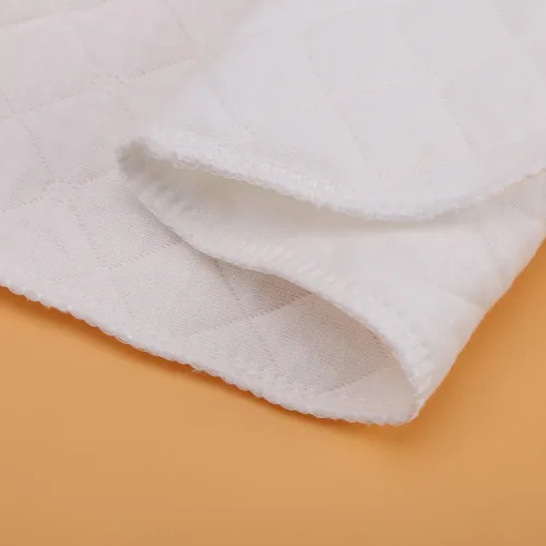 Vista 8 de Insertos de pañales de tela de algodón de 3 capas reutilizables para niños pequeños, paquete de 10, almohadillas suaves y transpirables absorbentes