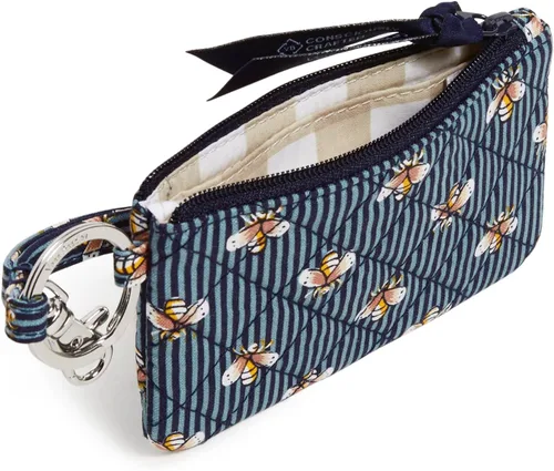 Vista 2 de Combo de funda de identificación con cremallera de algodón para mujer y cordón