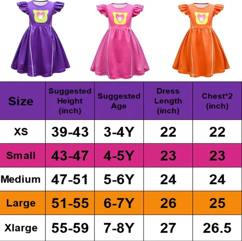 Vista 2 de Vestido casual de verano para niñas, disfraz de animación de gatitos de manga corta