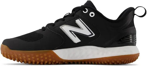 Vista 7 de New Balance Zapatos de sóftbol Fresh Foam Velo V3 para mujer, NegroBlanco, 6.5