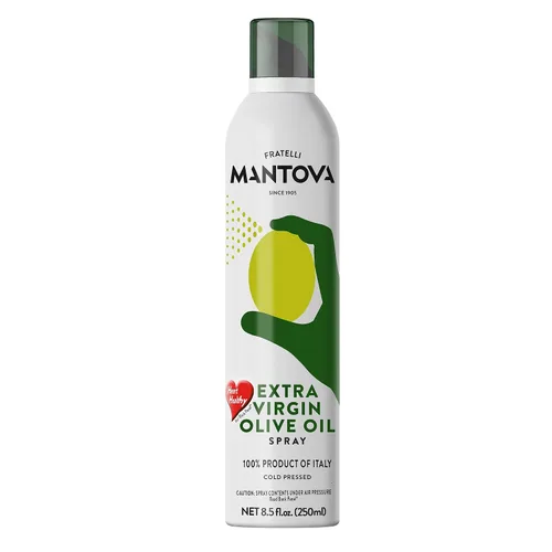 Vista 7 de Mantova Spray de Aceite de Oliva Extra Virgen de 8.5 onzas, Botella de Spray - Controla la Cantidad de Aceite - Ideal para Ensaladas y Cocina