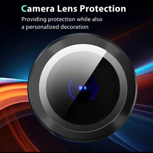 Vista 6 de Zeking Protector de lente de cámara para Samsung Galaxy Tab S9 Ultra/SM-X910, resistente a los arañazos, vidrio templado 9H ultrafino con bordes