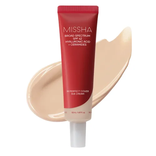 Vista 13 de Crema BB M de cobertura perfecta, SPF42/PA+++ (No.25/Beige cálido)
