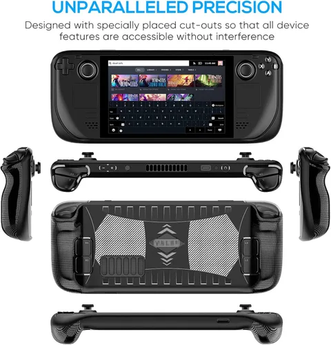 Vista 2 de Funda protectora para cubierta de vapor con protector de pantalla de vidrio templado a prueba de golpes antideslizante accesorios anticolisiones