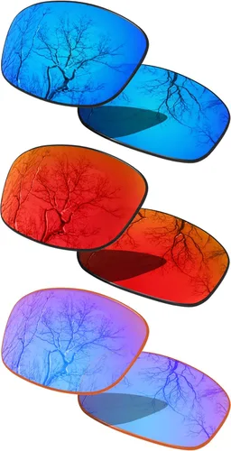 Vista 28 de Set of 3 Replacement Lenses for Oakley Fives Squared OO9238 Pack
