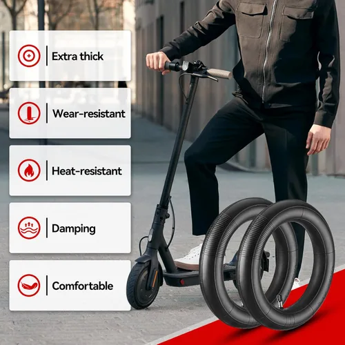 Vista 6 de aibiku Tubo interior de 8.5 pulgadas para scooter eléctrico, grueso, duradero, a prueba de fugas, tubo interior de 8 1/2 x 2 para Xiaomi M365