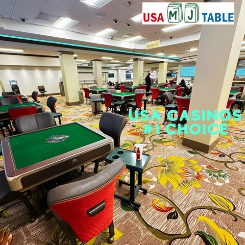 Vista 2 de Mesa Mahjong automática estilo SICHUAN - Mesa Mahjong automática plegable - 400%