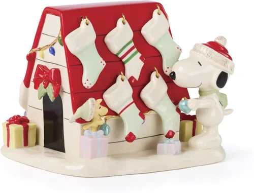 Vista 18 de Lenox 897746 Figura Iluminada de Navidad de Peanuts, Decoraciones de Navidad, Decoración