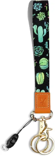 Vista 7 de Yiflin Lindo Cordón de Muñeca para Llaves, Llavero, Cartera, Soporte de Identificación, Teléfono Celular, Cordón de Muñeca Soporte de Llavero Cadena