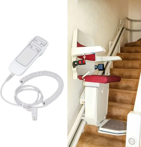 Vista 2 de Silla elevadora de 4 botones y 8 pines, control manual para sillón reclinable eléctrico Lazy Boy, reemplazo remoto compatible con Okin Dewert Limoss