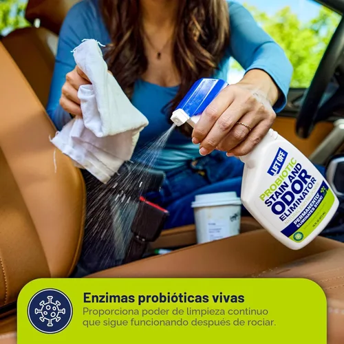 Vista 3 de Lift Off 45006 - Spray probiótico para eliminar manchas y olores, potente limpiador de alfombras con enzimas naturales y eliminador de olores