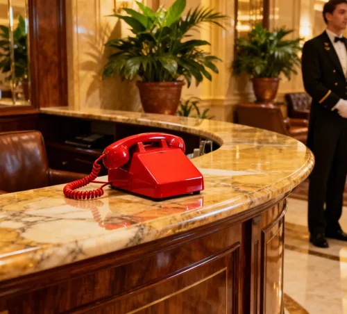 Vista 2 de iSoHo Phones, 3-PAK Teléfono fijo retro hospitalario, respuesta solo para escuelas, hoteles, oficinas - Teléfono de escritorio analógico clásico