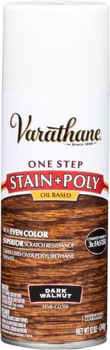 Vista 12 de Varathane 225243H Tinte de un paso a base de aceite + Poli, cuarto de galón, Nuez Americana Dorada