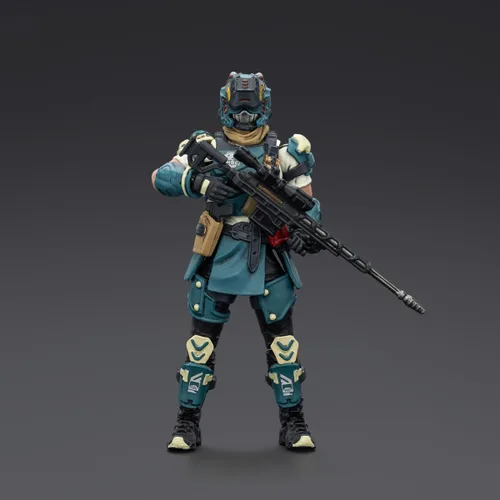 Vista 6 de Figura de acción JoyToy 1/25 Dark Source UNSC Sniper Foster Colección Modelo Regalos de Cumpleaños Jt01994