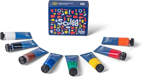 Vista 10 de Sculpd Juego de bolígrafos de pintura acrílica, tonos Bloomsbury, puntas finas de primera calidad para pintar cerámica, madera, cartón, papel